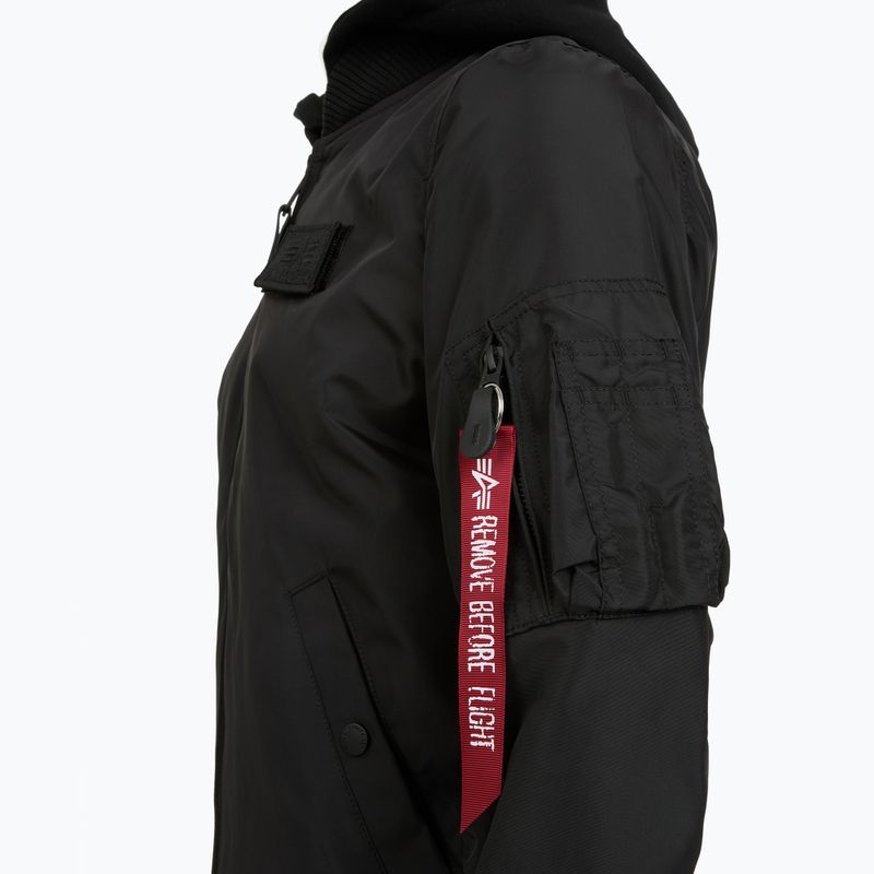 Alpha Industries Herrenjacke MA-1 TT Two Tone Hood schwarz/schwarz 7