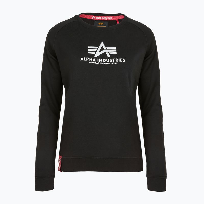 Alpha Industries Damen Sweatshirt New Basic schwarz 6