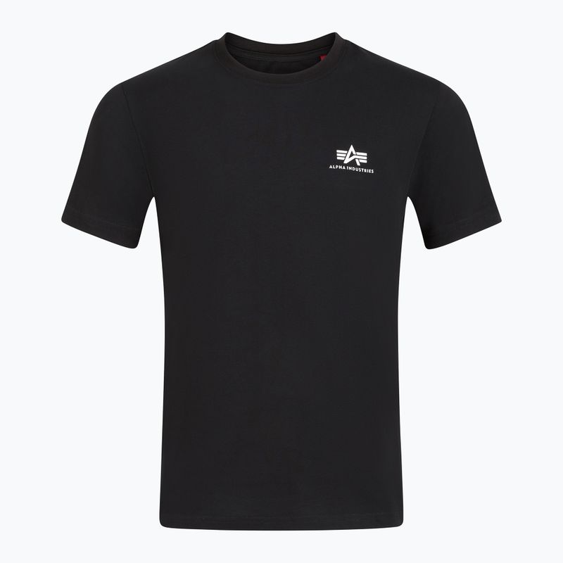 Alpha Industries Herren-T-Shirt Backprint schwarz
