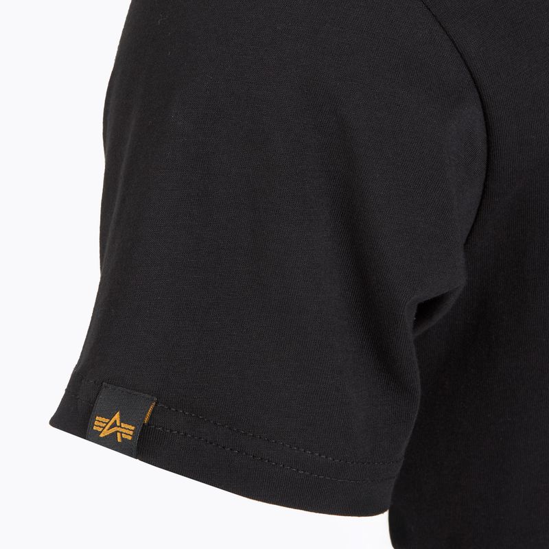 Alpha Industries Herren-T-Shirt Backprint schwarz 4