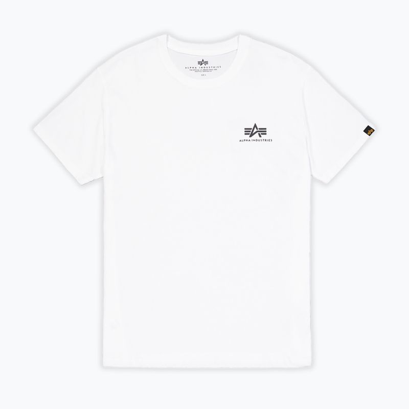 Alpha Industries Herren-T-Shirt Backprint weiß 8