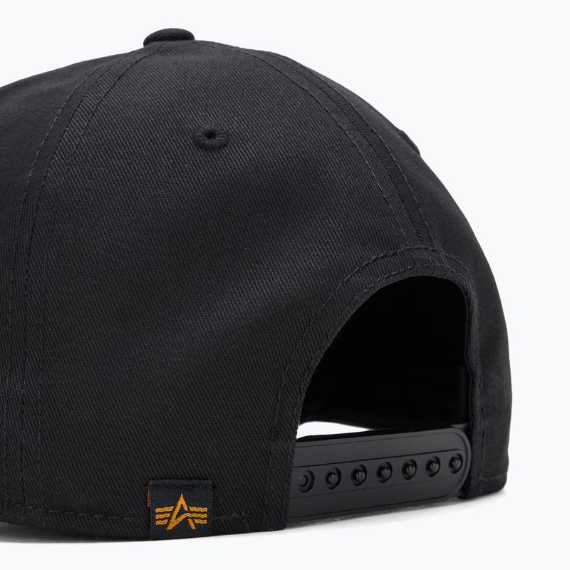 Alpha Industries Crew Baseballkappe schwarz 4