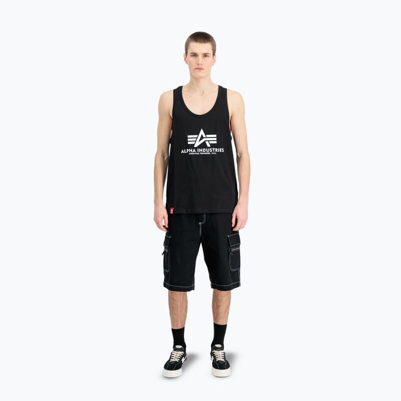 Herren Alpha Industries Basic Tank Body Building t-shirt schwarz 2