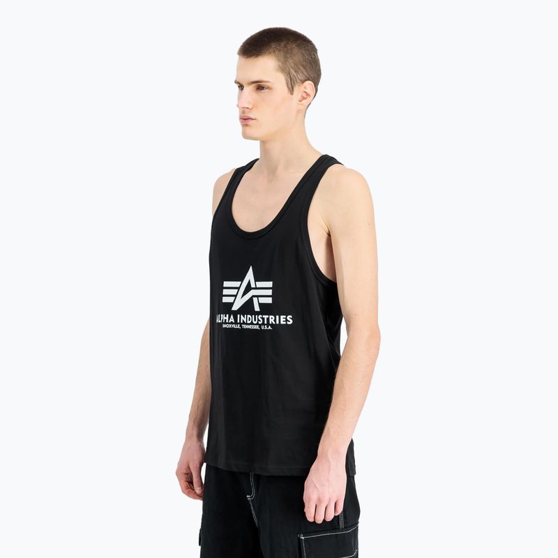 Herren Alpha Industries Basic Tank Body Building t-shirt schwarz 3