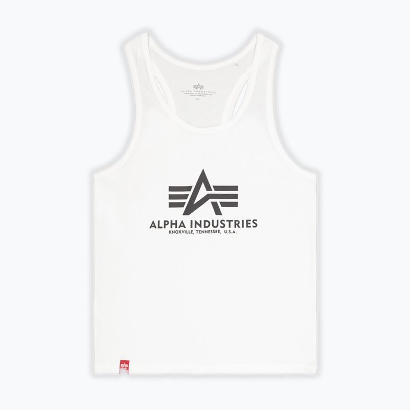 Herren Alpha Industries Basic Tank Body Building T-Shirt weiß 6
