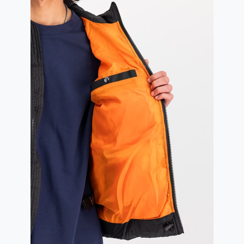 Herren Alpha Industries Kapuzenpuffer Faux Down Jacke schwarz 7