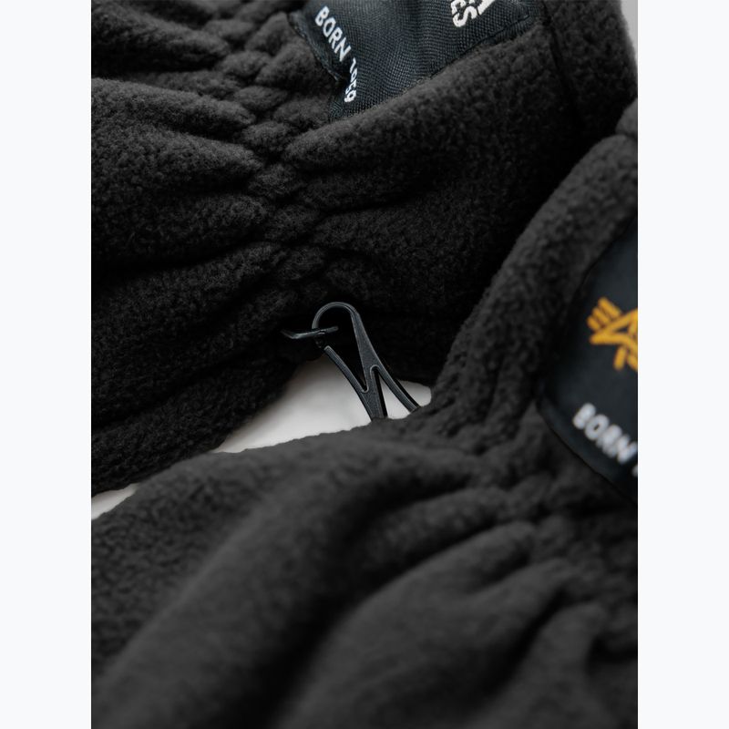 Alpha Industries Label Fleece Handschuhe schwarz 3