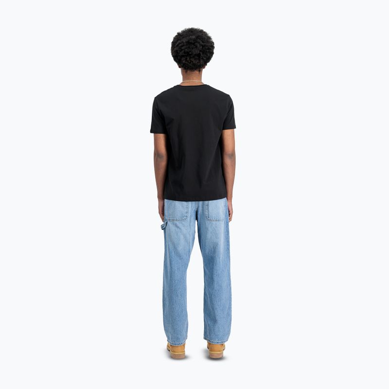 Herren Alpha Industries Basic Mid Logo T-shirt schwarz 3