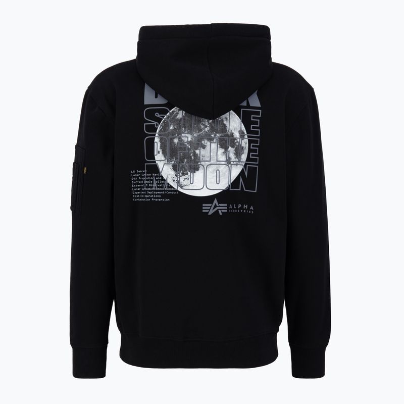 Alpha Industries Herren Sweatshirt Dark Side schwarz / reflektierend