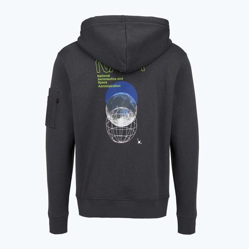 Alpha Industries NASA Orbit vintage grau Herren Sweatshirt 2