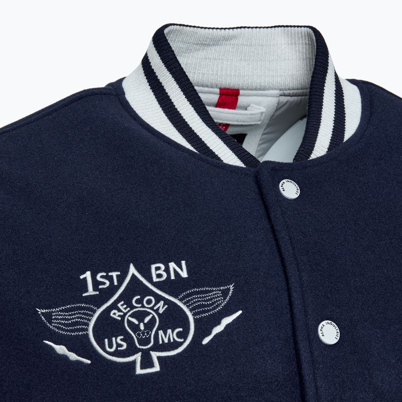 Alpha Industries Herren Varsity Air Force ultra navy Jacke 3