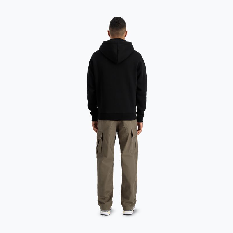 Herren Alpha Industries Basic Hoodie TPU schwarz/chrom 3