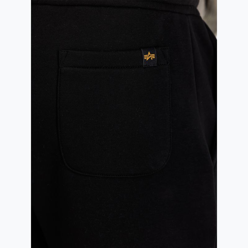 Herren Alpha Industries Basic Small Logo II Shorts schwarz 7