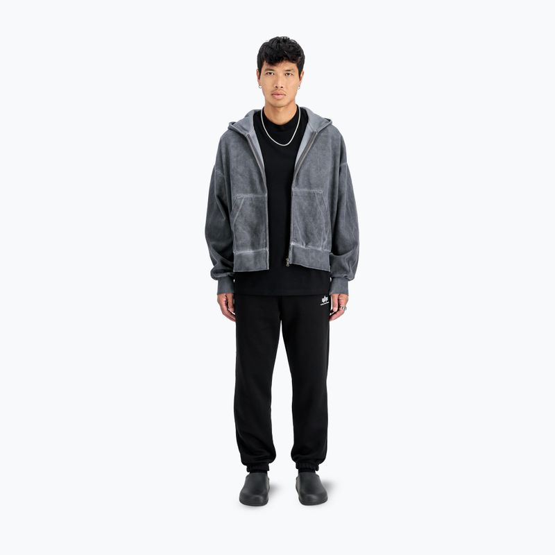 Herren Alpha Industries Basic Small Logo II Jogger Hose schwarz 2