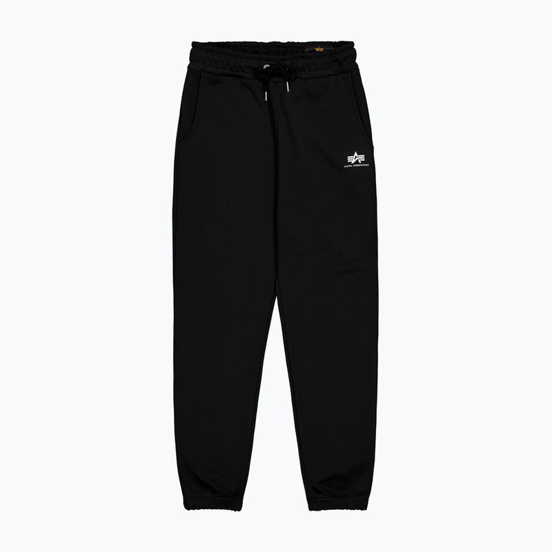 Herren Alpha Industries Basic Small Logo II Jogger Hose schwarz 12