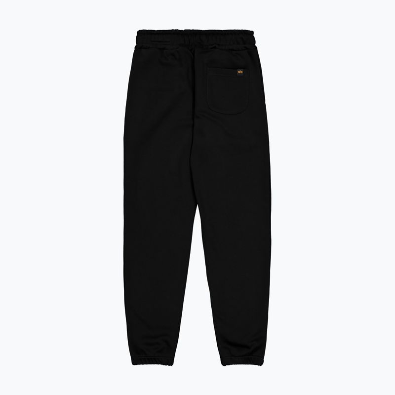 Herren Alpha Industries Basic Small Logo II Jogger Hose schwarz 13