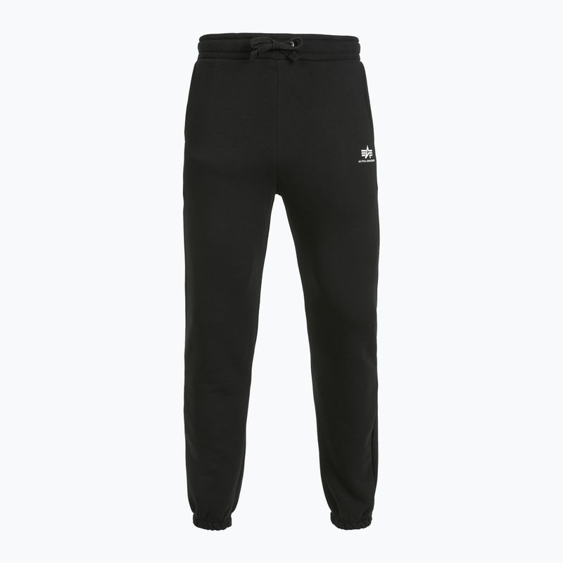 Herren Alpha Industries Basic Small Logo II Jogger Hose schwarz 8