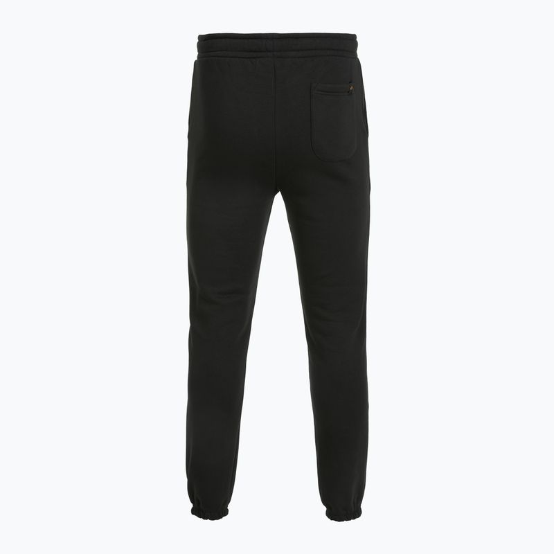Herren Alpha Industries Basic Small Logo II Jogger Hose schwarz 9