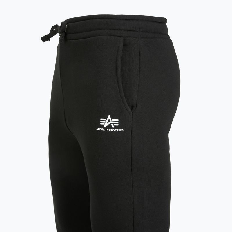 Herren Alpha Industries Basic Small Logo II Jogger Hose schwarz 10