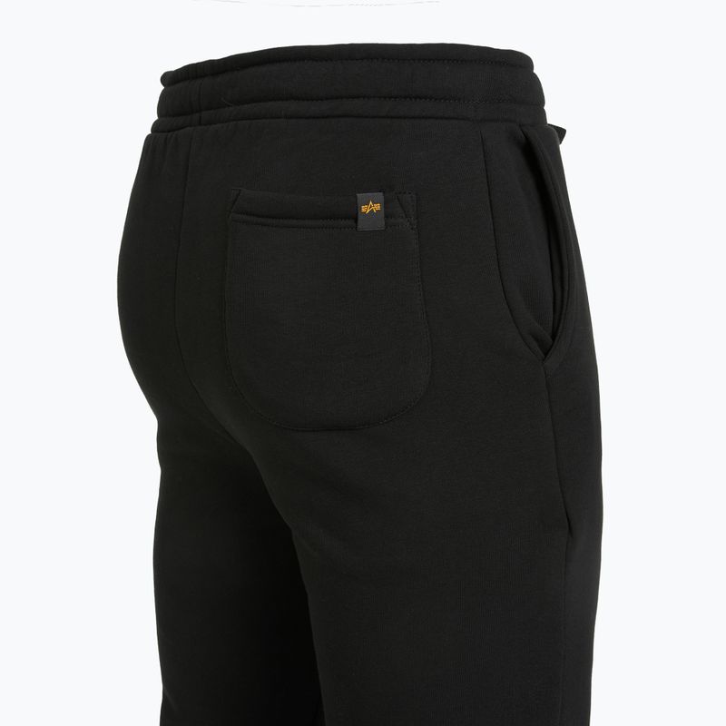 Herren Alpha Industries Basic Small Logo II Jogger Hose schwarz 11