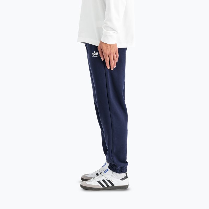 Alpha Industries Herren Basic Small Logo II Jogger Hose ultra navy 5
