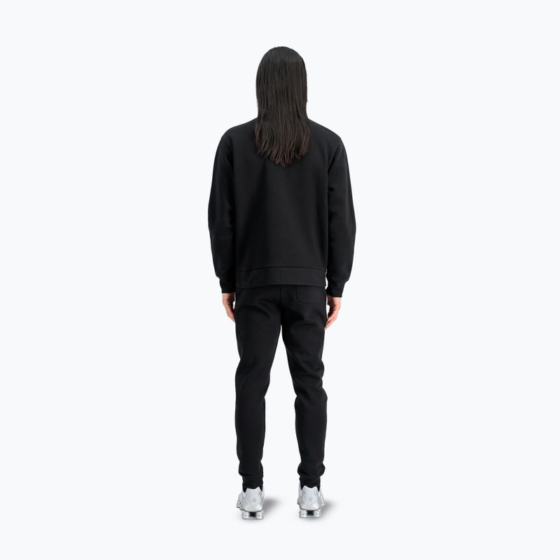 Alpha Industries Herren Track Small Logo Jogger Hose schwarz 4