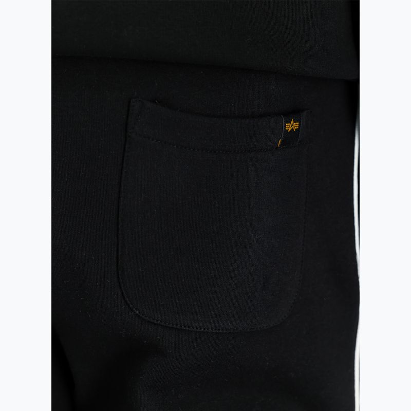 Alpha Industries Herren Track Small Logo Jogger Hose schwarz 6