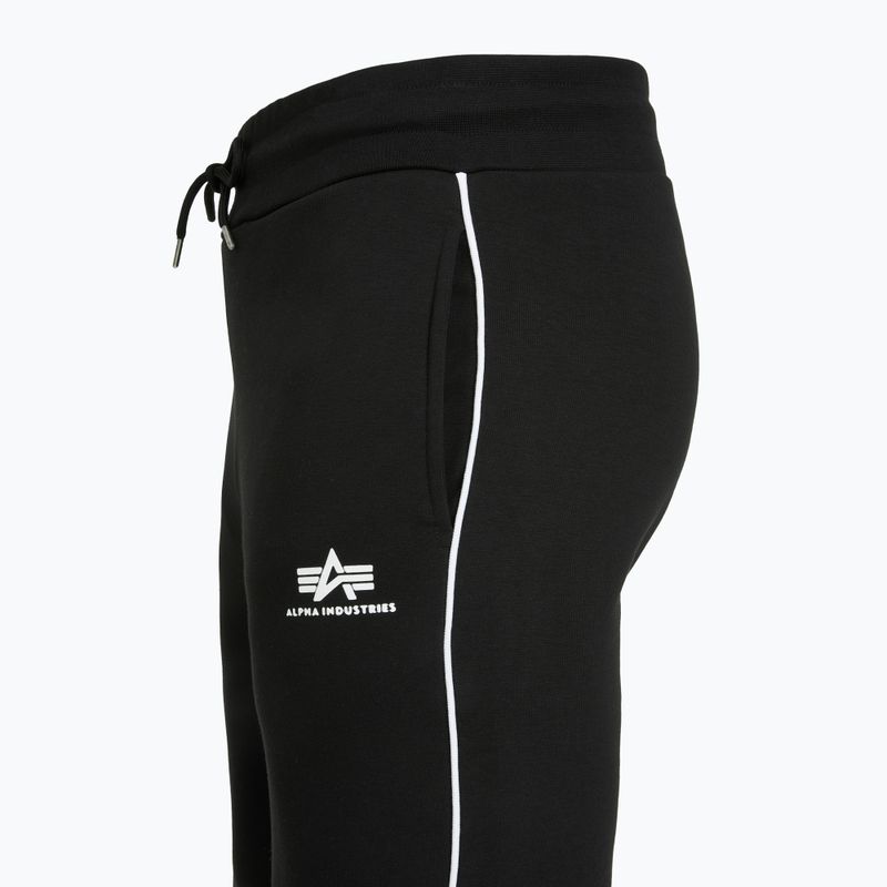 Alpha Industries Herren Track Small Logo Jogger Hose schwarz 9