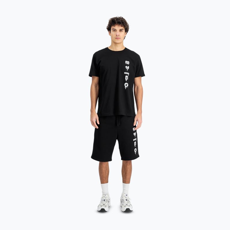 Alpha Industries Herren Freedom Jogger balck Shorts 2