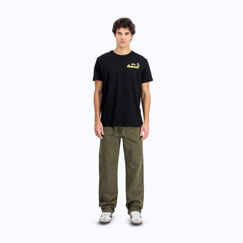 Alpha Industries Herren Pearl Harbor Back Print T-Shirt schwarz 2