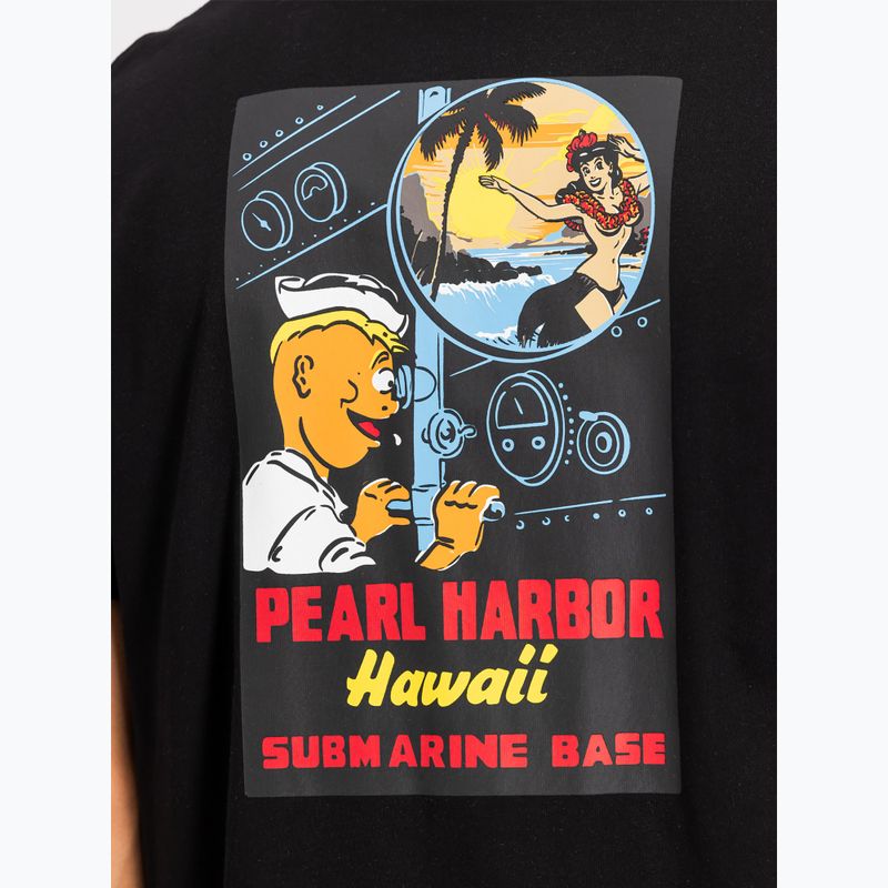 Alpha Industries Herren Pearl Harbor Back Print T-Shirt schwarz 6