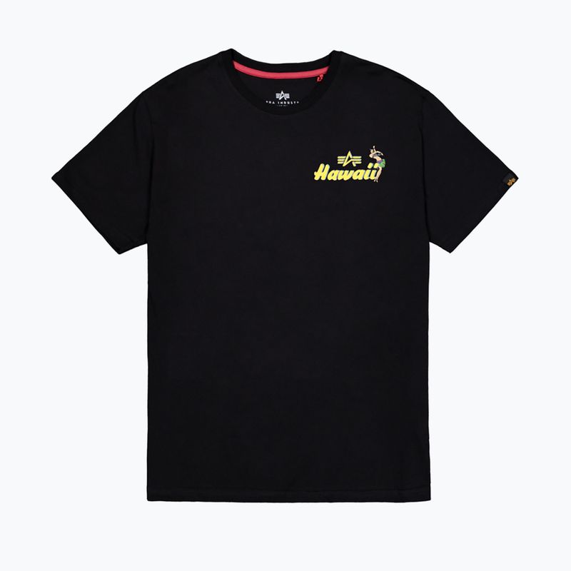 Alpha Industries Herren Pearl Harbor Back Print T-Shirt schwarz 7