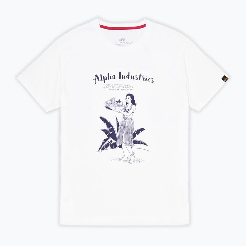 Alpha Industries Herren-T-Shirt Hawaii weiß 6