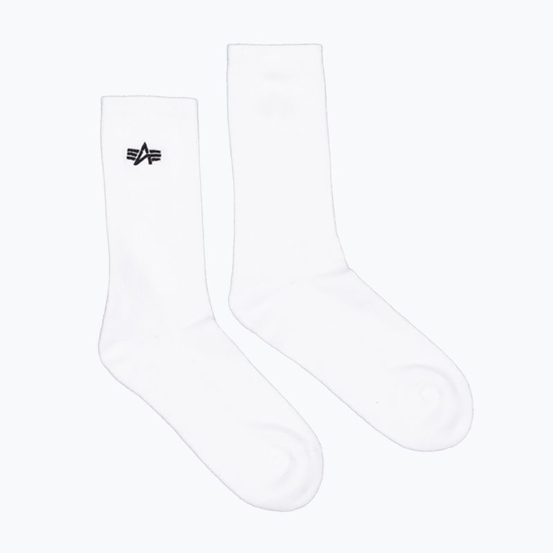 Alpha Industries Herrensocken Basic 3 Paar weiß 2