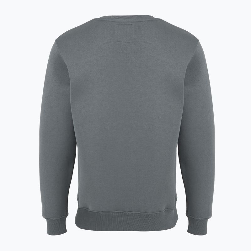 Herren Alpha Industries Basic Small Logo Denim blau Sweatshirt 6