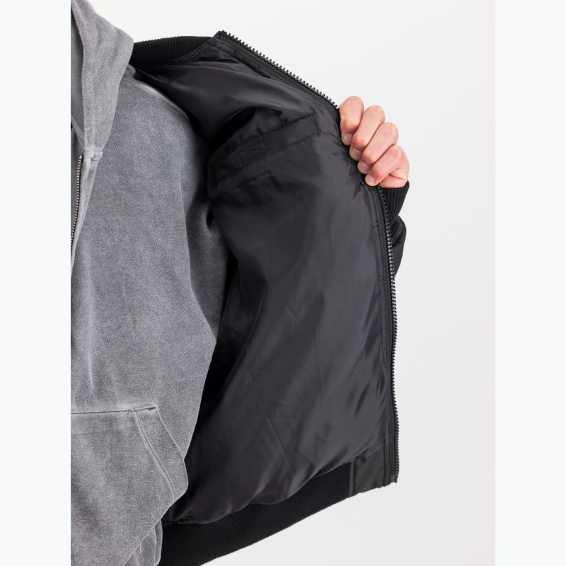 Herren Steppjacke Alpha Industries MA-1 Logo Puffer Bomber black 5