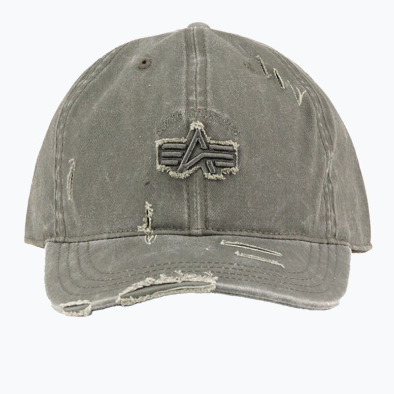 Basecap Alpha Industries Acid Logo dark olive