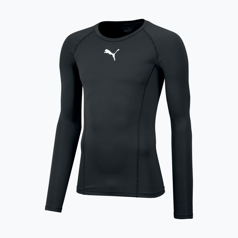 PUMA Herren Fußballtrikot Liga Baselayer Tee schwarz 655920_03 6