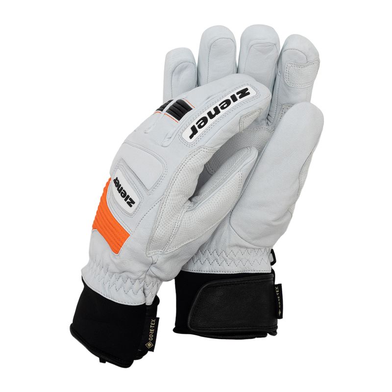 Skihandschuhe Herren ZIENER Guard GTX + Gore Grip PR weiß 8119