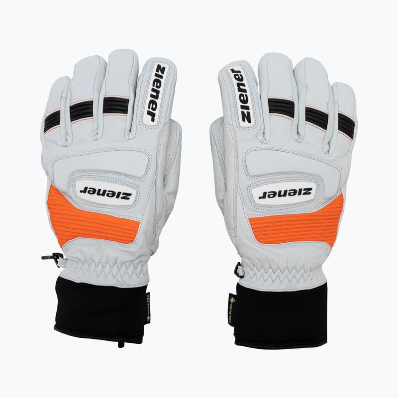 Skihandschuhe Herren ZIENER Guard GTX + Gore Grip PR weiß 8119 2