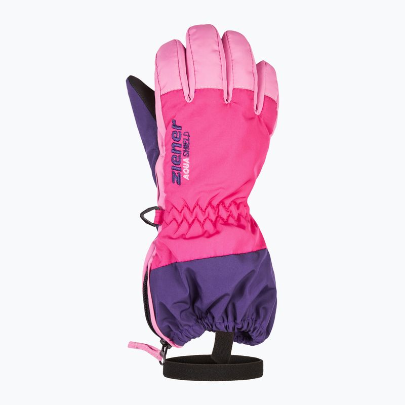 Skihandschuhe Kinder ZIENER Levio As Minis dark purple 2