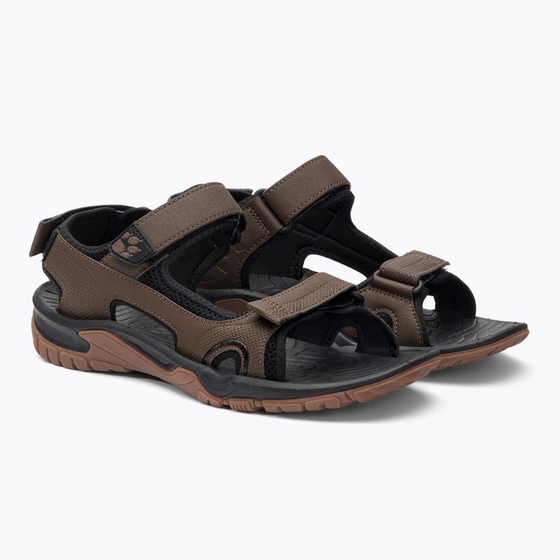 Jack Wolfskin Lakewood Cruise braun Herren Trekkingsandalen 4019011 4