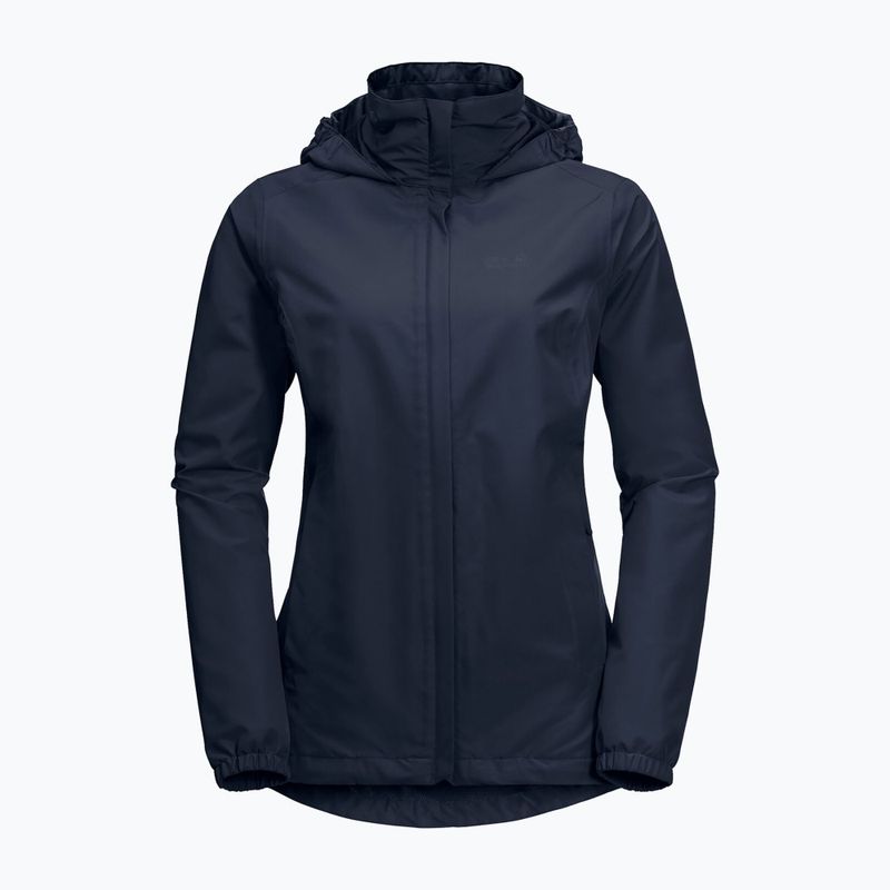 Jack Wolfskin Stormy Point Damen Regenjacke navy blau 1111201_1910 4