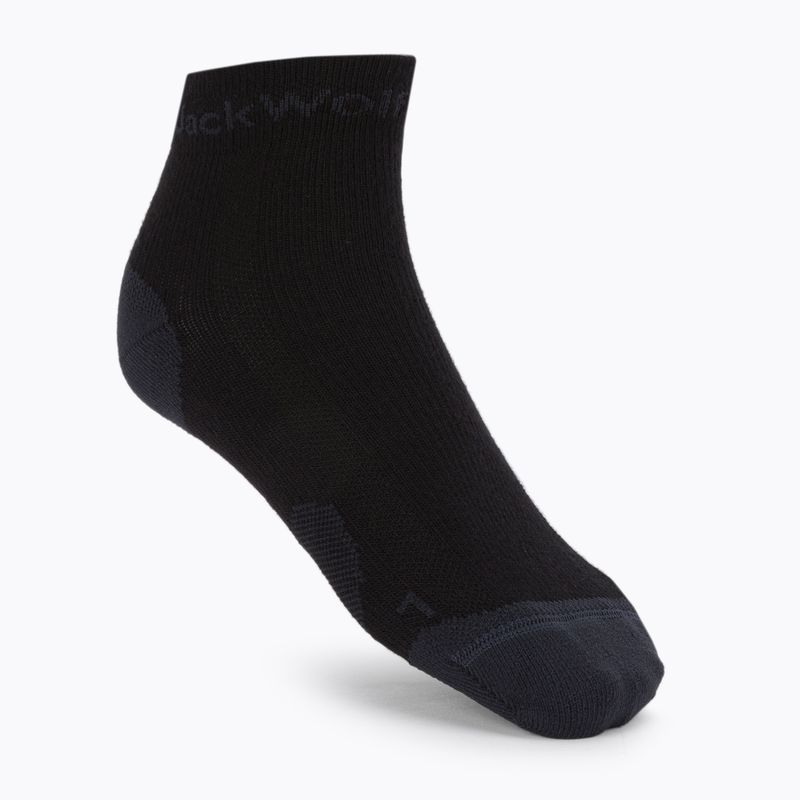 Jack Wolfskin Multifunktionelle Low Cut Trekkingsocken schwarz 1908601_6000
