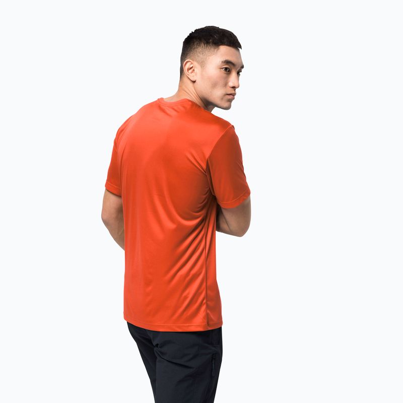 Jack Wolfskin Herren-Trekking-T-Shirt Tech orange 1807071_3017 2