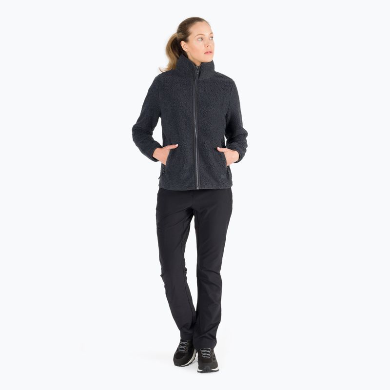 Jack Wolfskin Damen Fleece-Sweatshirt High Cloud grau 1708731 7