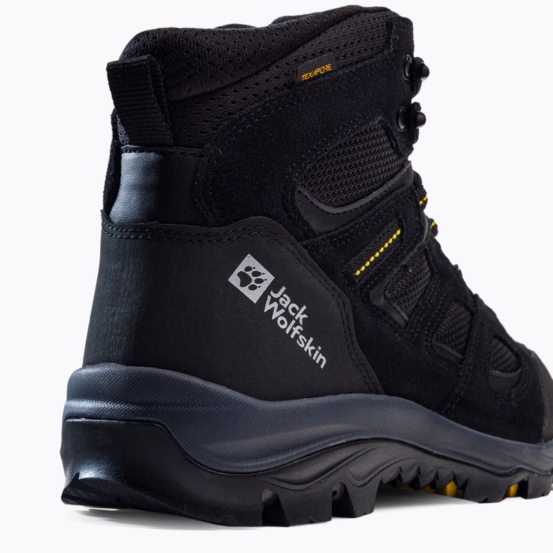 Jack Wolfskin Herren-Trekkingstiefel Vojo 3 Texapore Mid schwarz 4042461 7