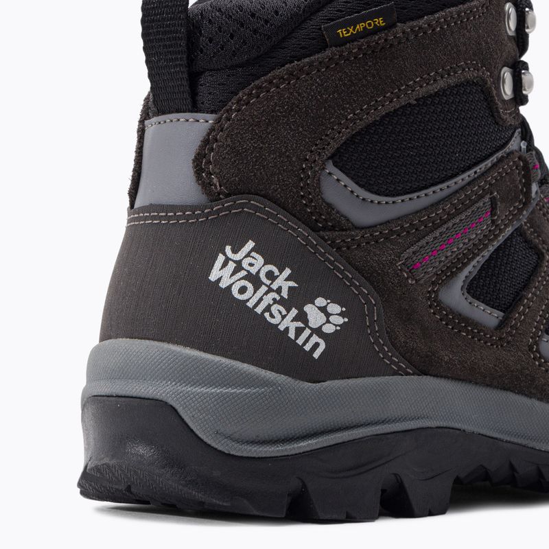 Jack Wolfskin Damen-Trekkingstiefel Vojo 3 Texapore Mid grau 4042471_6157 7