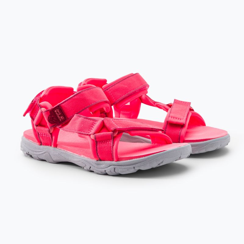 Jack Wolfskin Seven Seas 3 rosa Kinder-Trekking-Sandalen 4040061_2172 5