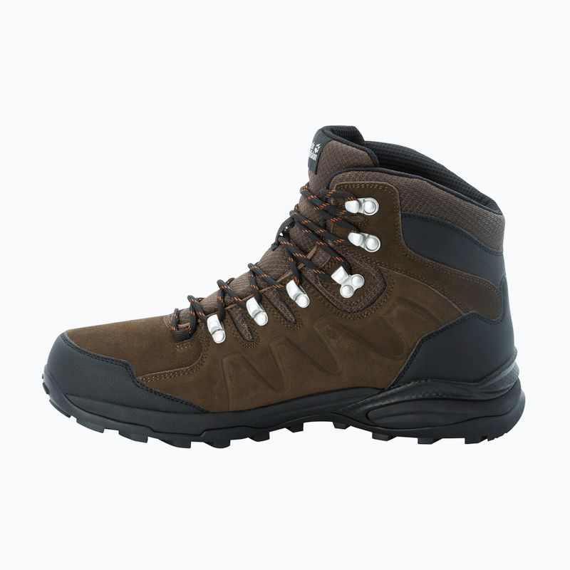 Jack Wolfskin Refugio Texapore Mid braun/phantom Herren-Trekkingstiefel 13